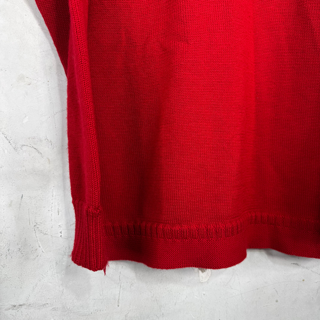 Margiela Red Bunny Wool Sweater