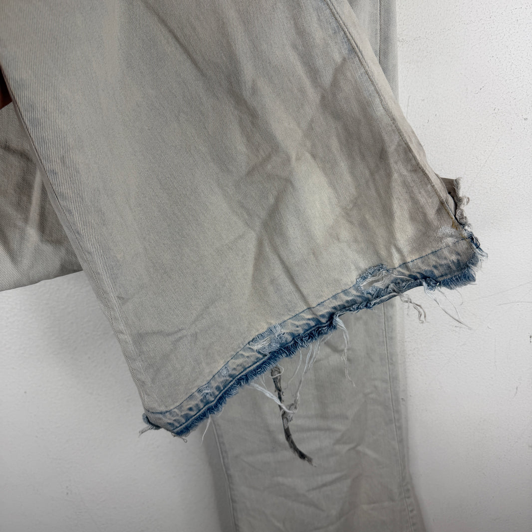 Junya Watanabe Flared Blue Denim Jeans