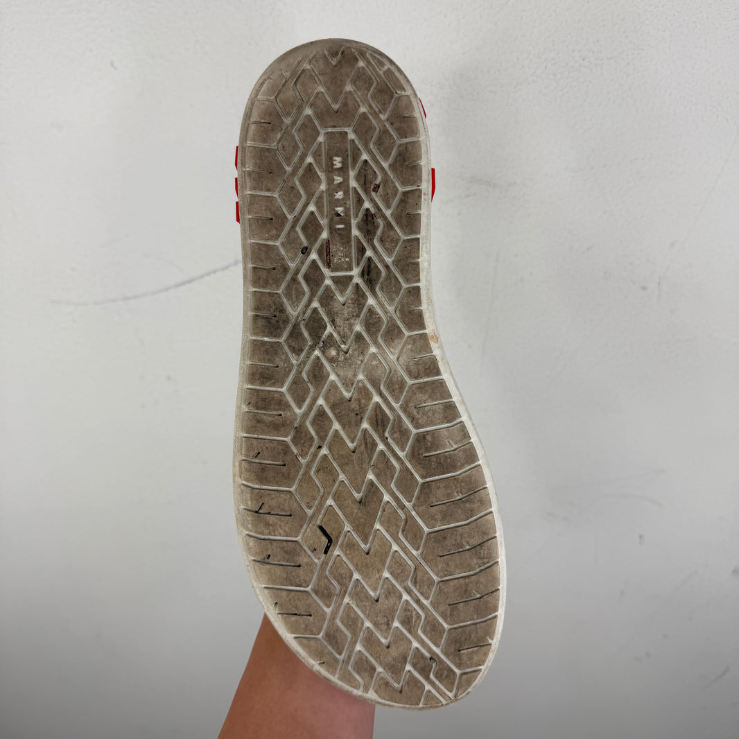 Marni Yellow Paw Lace Up Sneakers