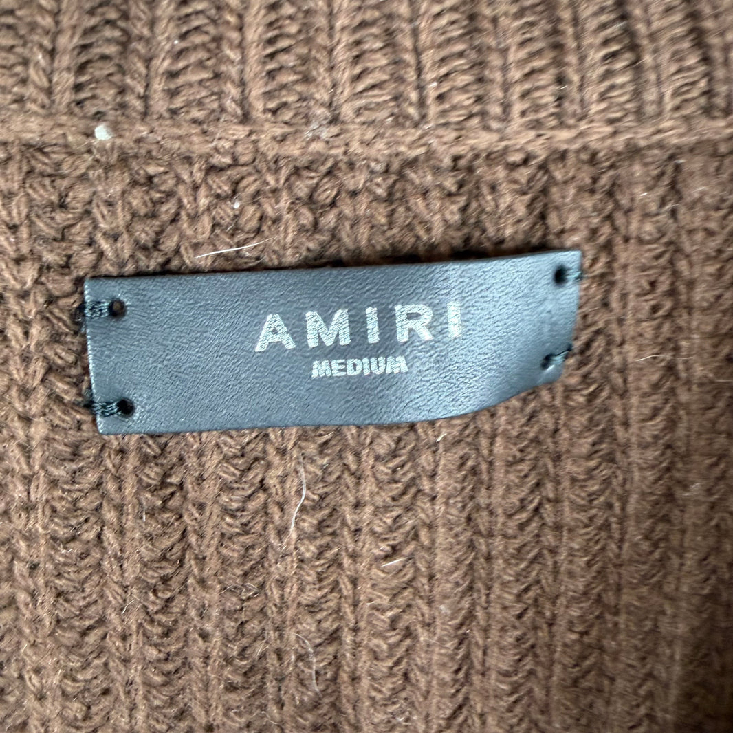 Amiri Double Breasted Knit Cardigan