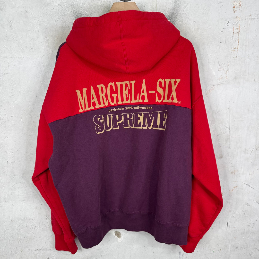 Supreme x MM6 Eagle Zip Up Hoodie