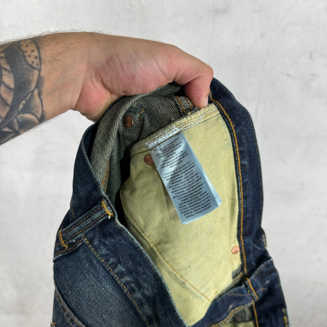 RRL Looser Fit Medium Wash Jeans