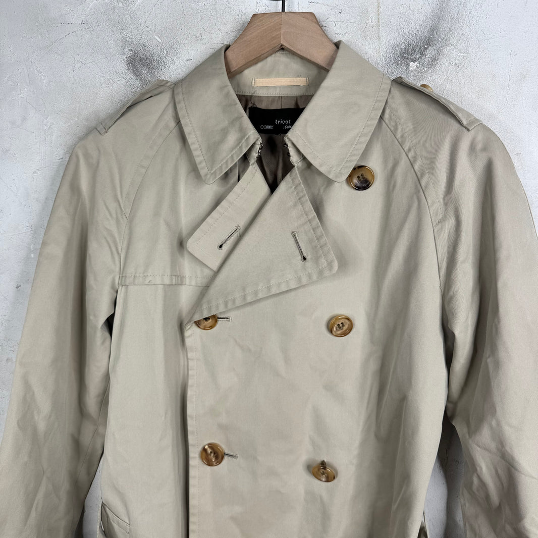 CDG Tricot Short Trench Coat