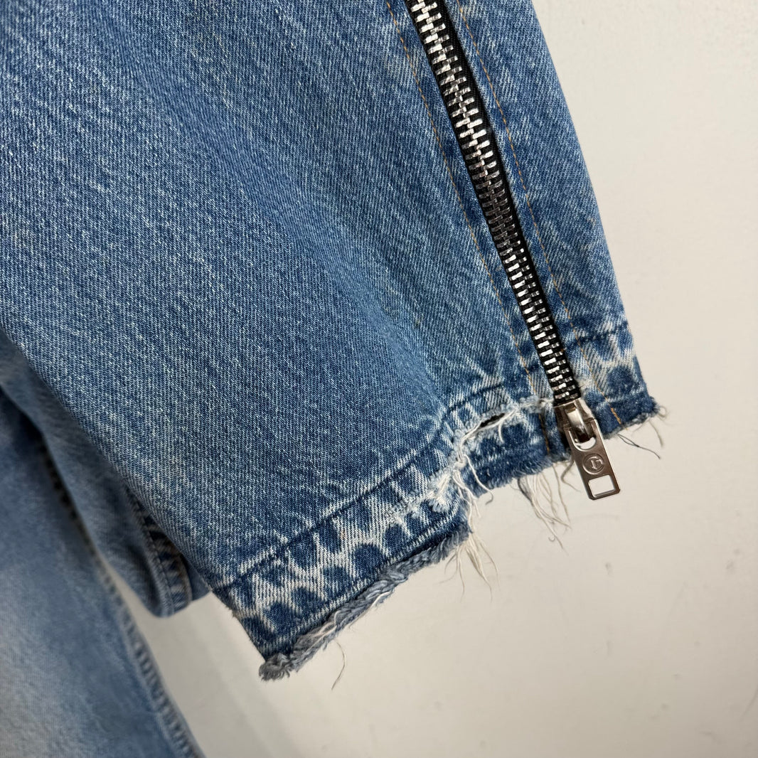 Gallery Dept Straight Leg Side Zipper Denim Jeans