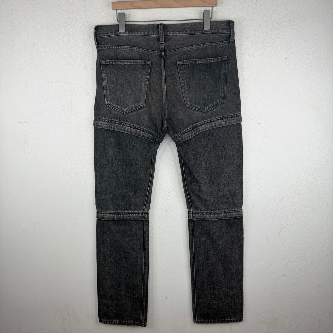 Balenciaga 3 Way Convertible Black Jeans