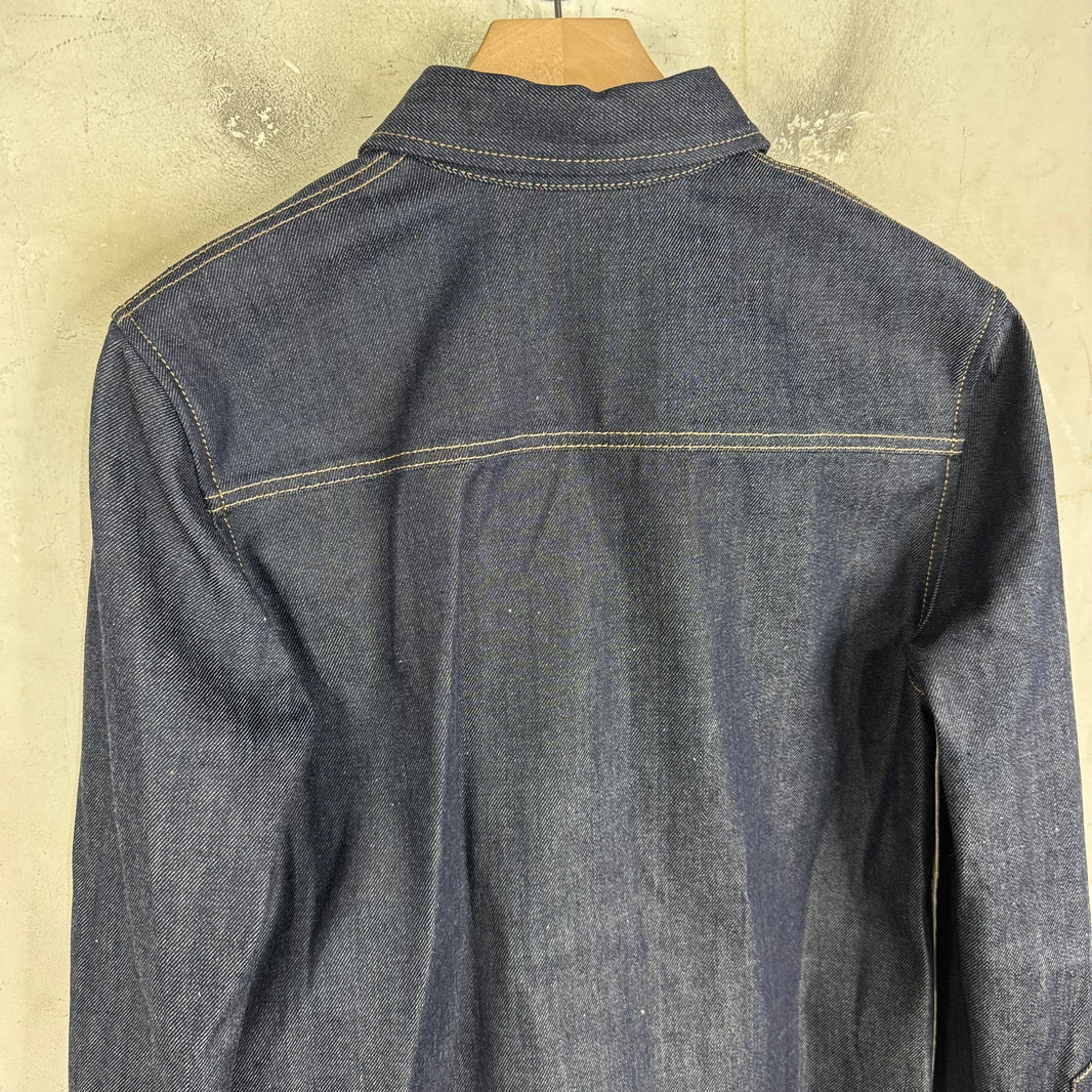 Gucci Raw Denim Snap Shirt