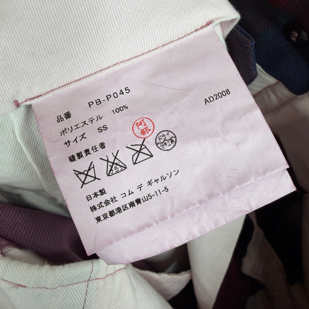 CDG Plaid Red/Blue Pants