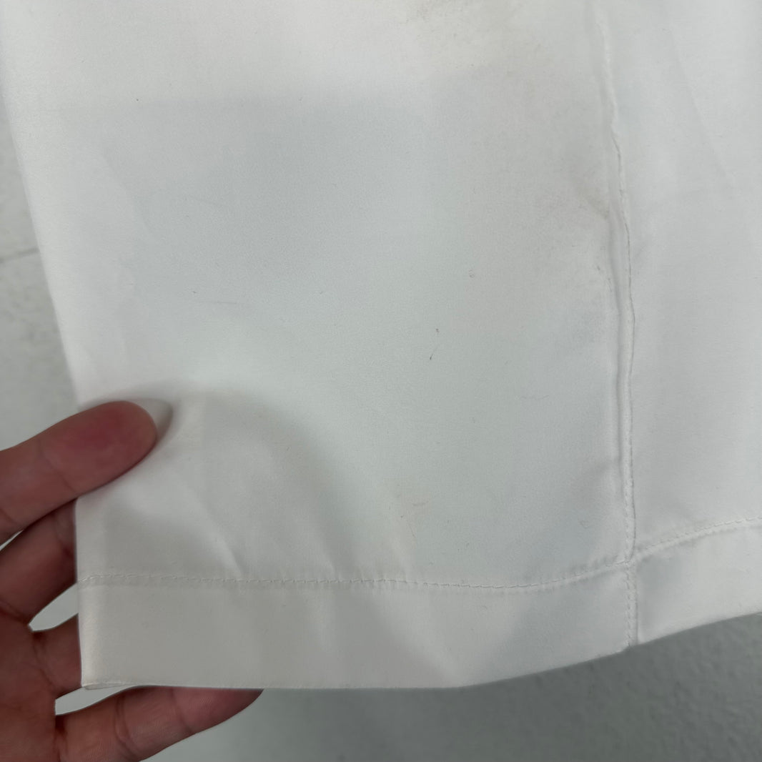 Brunello Cucinelli Pleated White Shorts