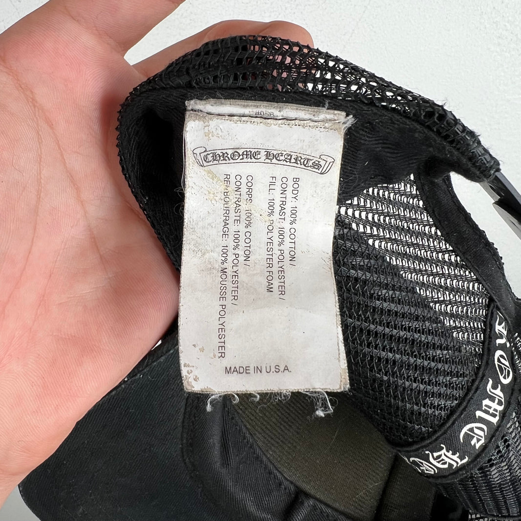 Chrome Hearts Smoked Hollywood Patch Trucker Hat