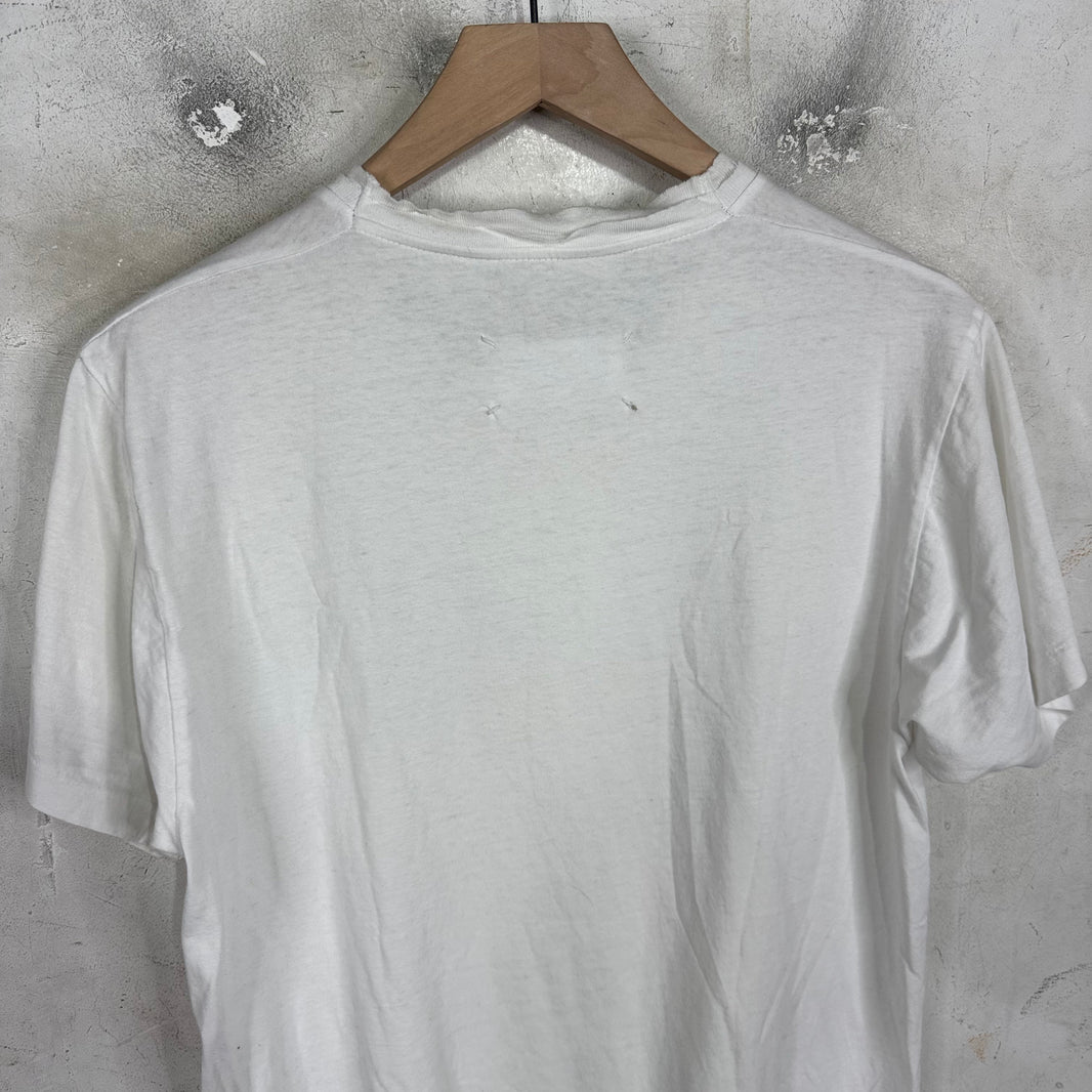 Margiela Front Strap White T-Shirt