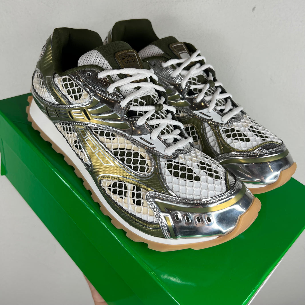 Bottega Veneta Mud Green Orbit Sneakers
