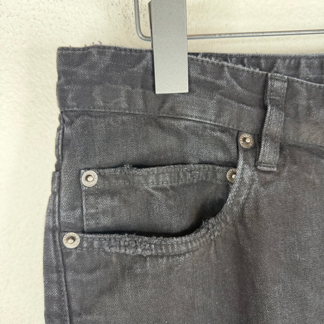 Balenciaga Black Fifty-Fifty Jeans