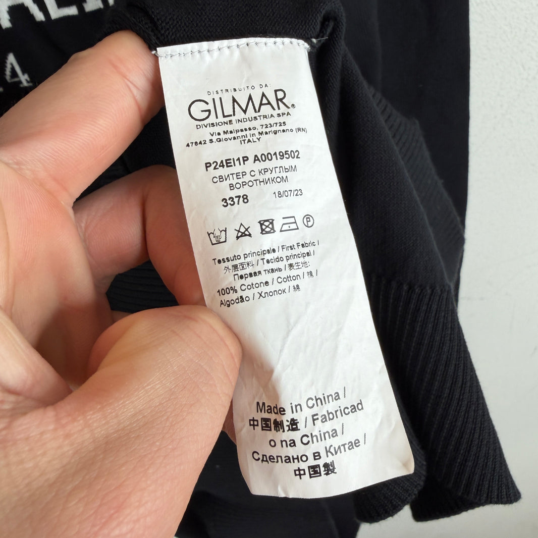 Iceberg Milano Italia Black Sweater