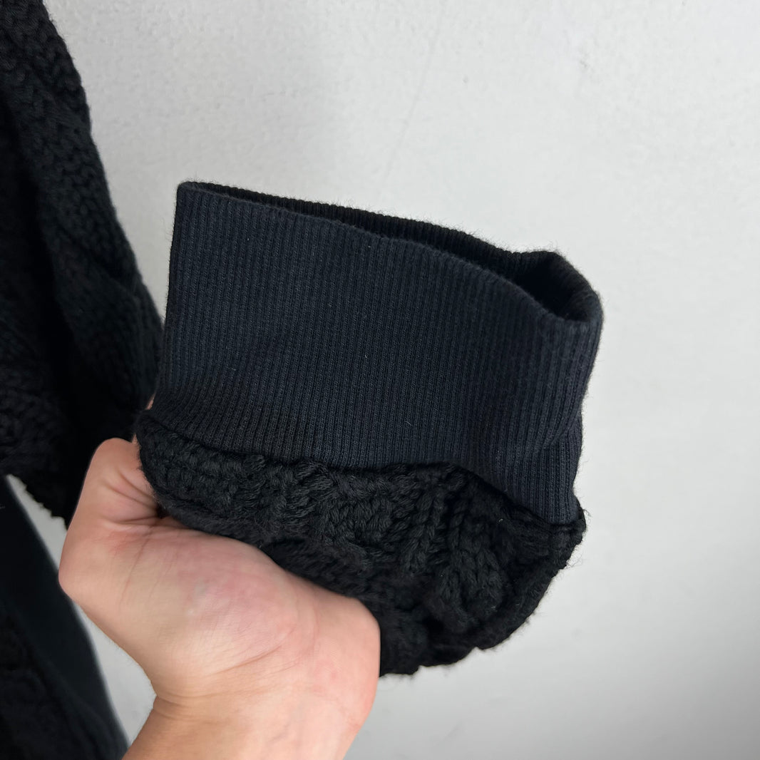 Balmain Army Knit Hybrid Crewneck