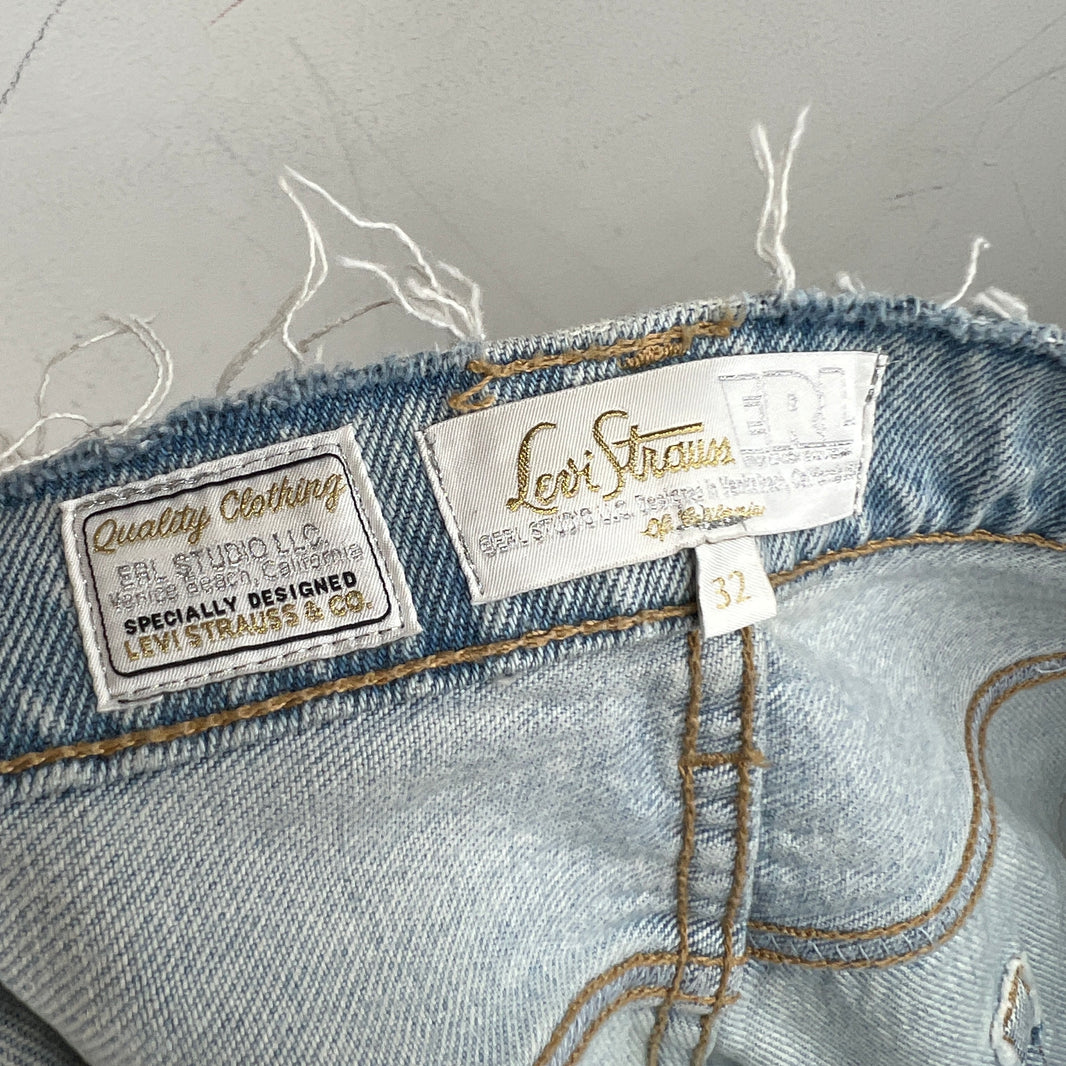 ERL Levi's Ripped Flare Jeans