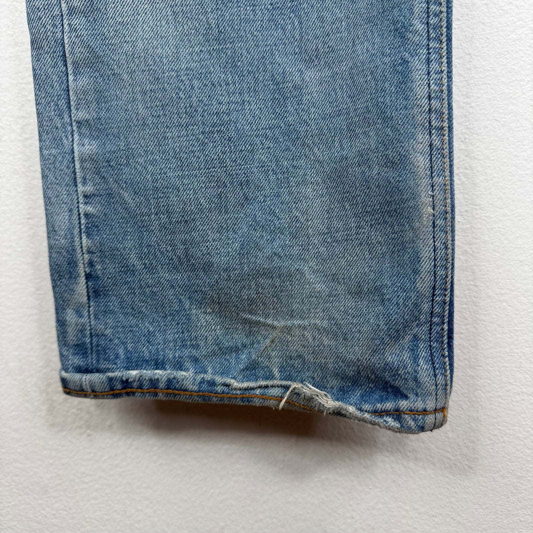 Balenciaga 3 Way Convertible Blue Denim Jeans