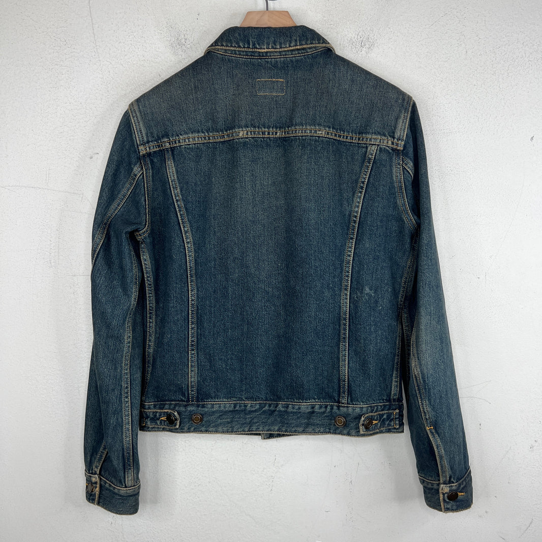 Saint Laurent 2016 Mud Wash Denim Jacket