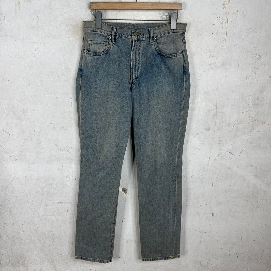 RRL Light Mud Wash Straight Legged Jeans