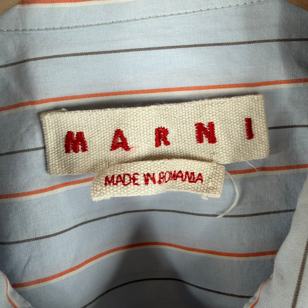 Marni Striped Blue S/S Shirt