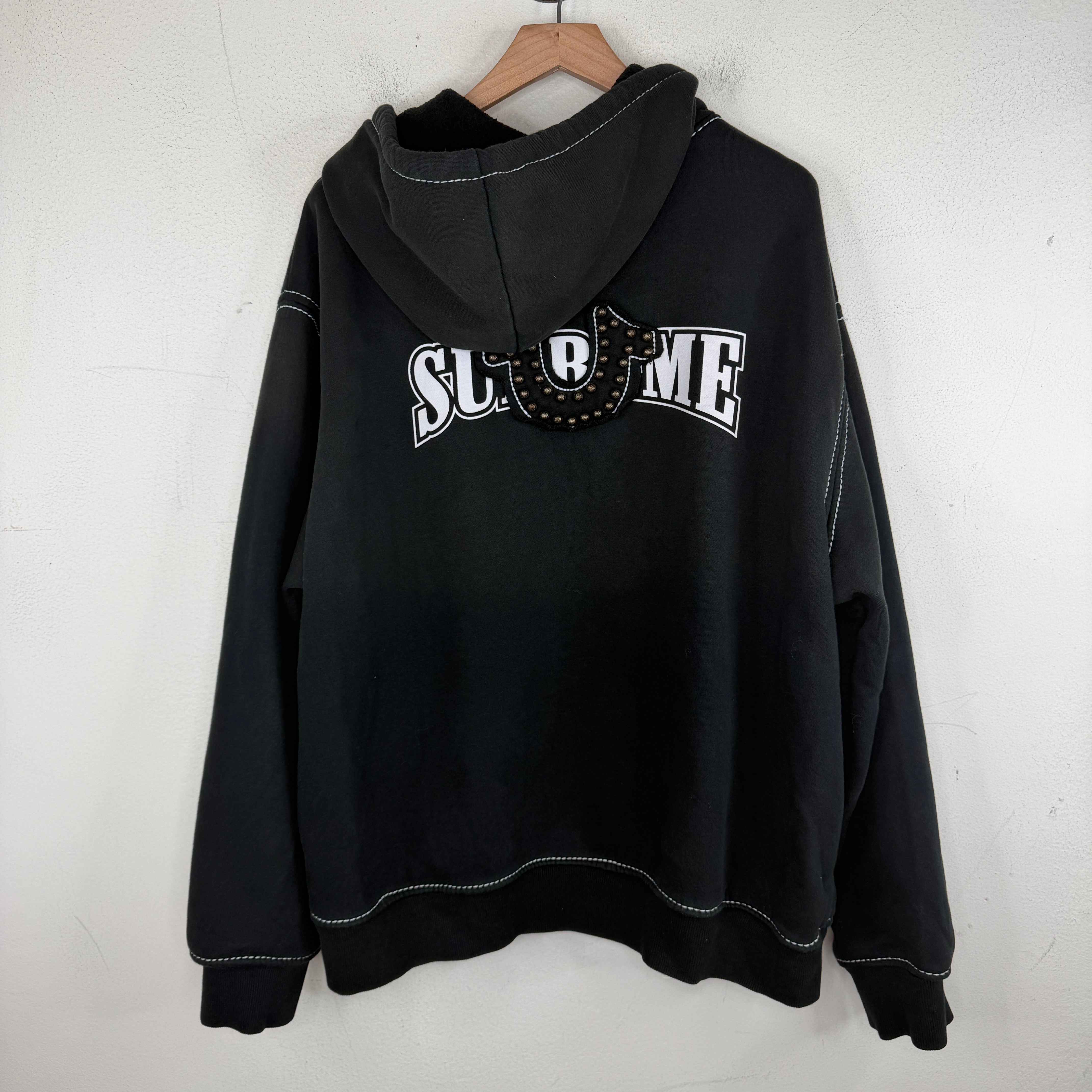 Supreme True Religion Black Zip Up Hoodie – www.Lukes.store