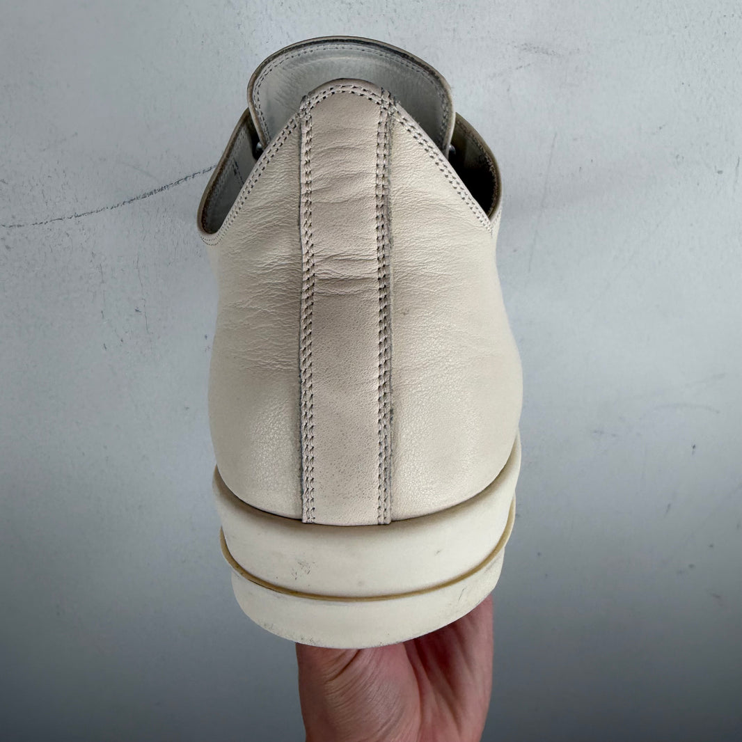 Rick Owens Milk Leather Ramone Lows