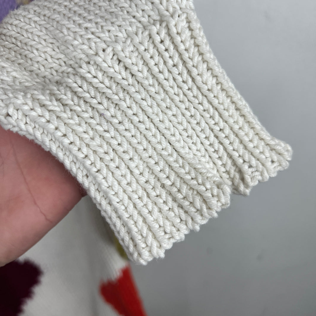 Calvin Klein 205W39NYC White Knit Sweater