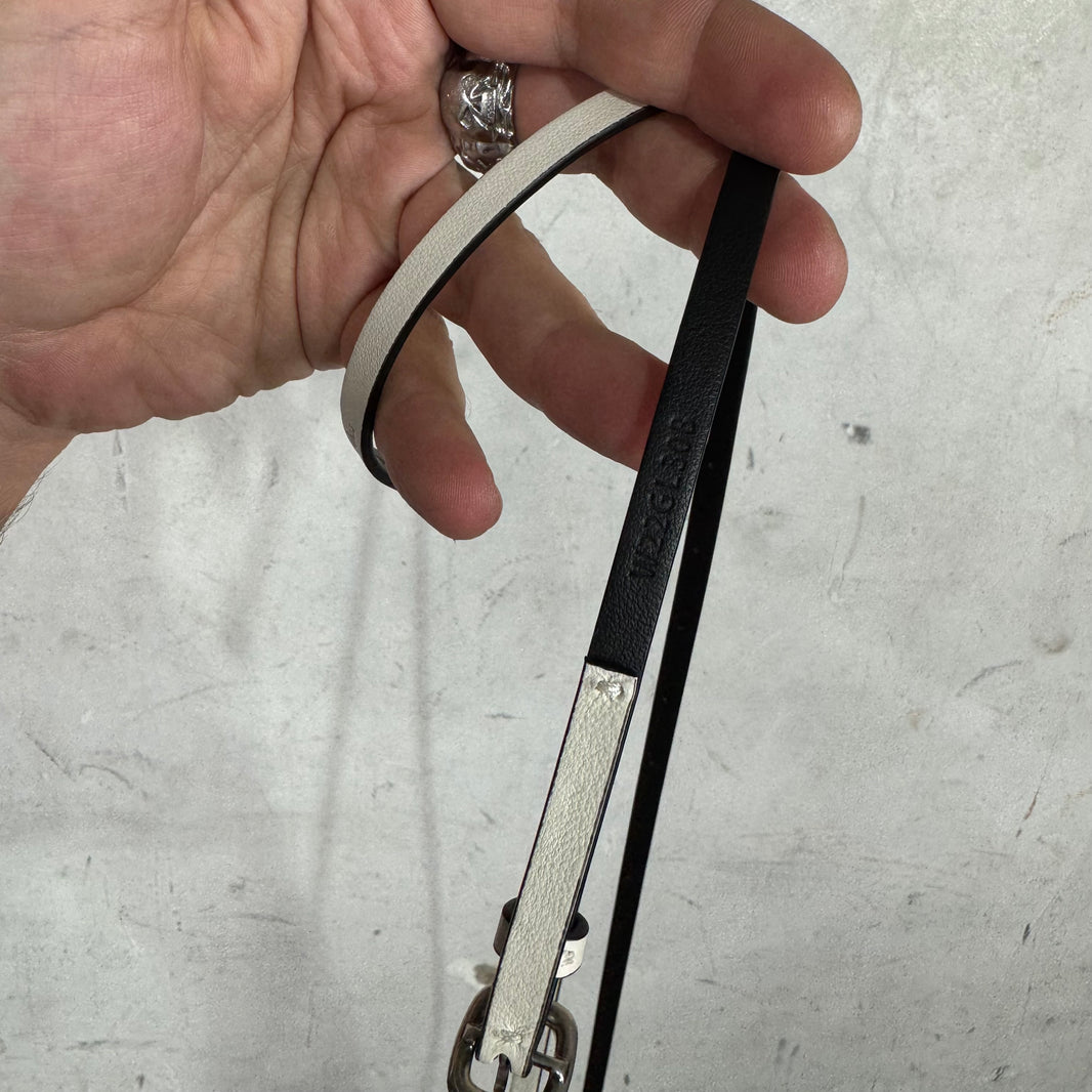 Acne Studios Skinny White Belt
