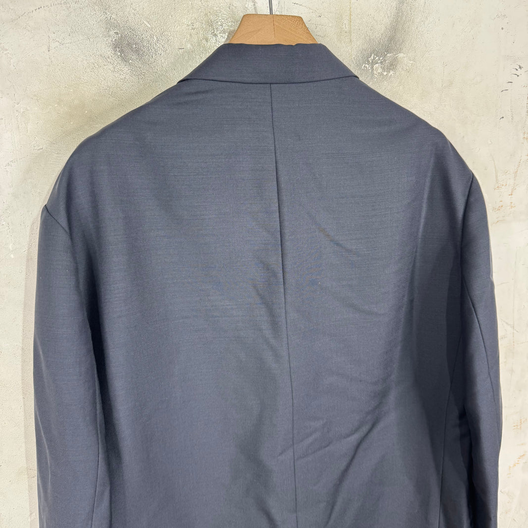 Dries Van Noten Navy Blazer Jacket