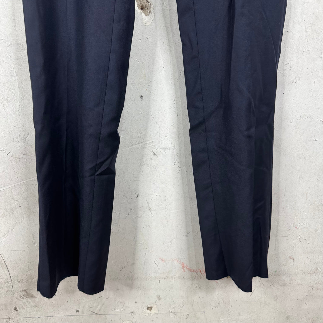 Thom Browne Navy Unconstructed Trousers