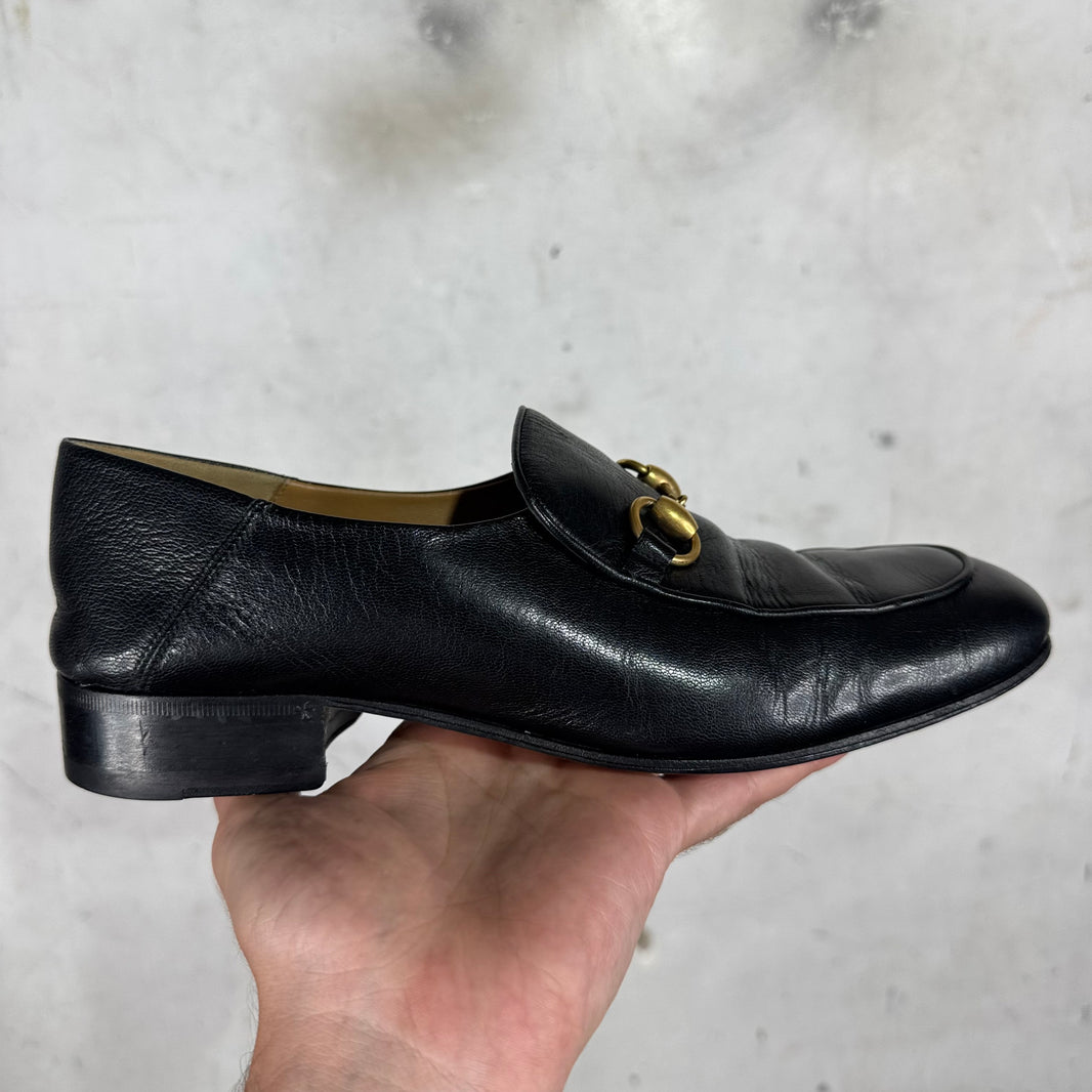 Gucci Heeled Horsebit Loafer