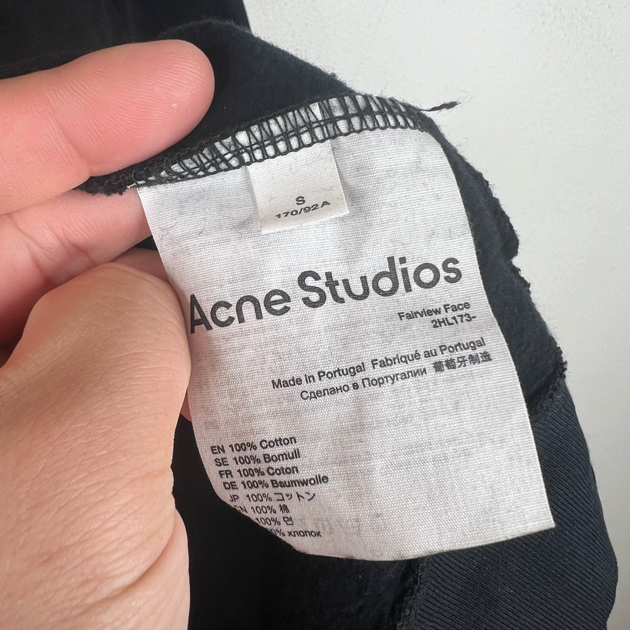 Acne Studios Black Crewneck