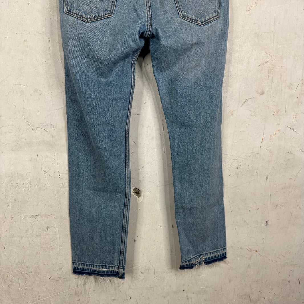 Gucci Release Hem Distressed Jeans