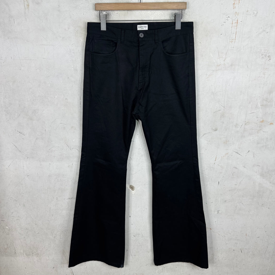 Balenciaga Lost Tape Flare Canvas Pants