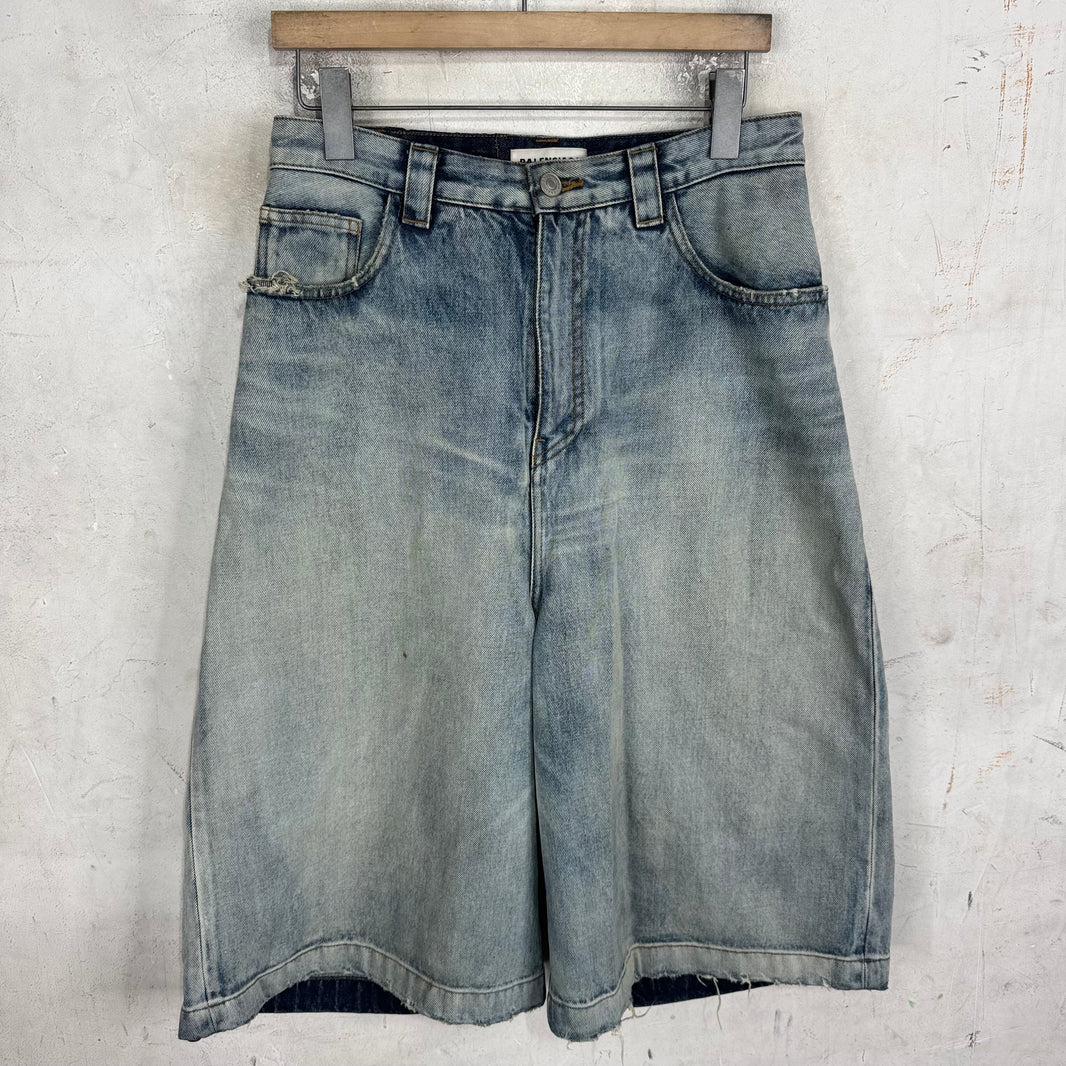 Balenciaga Split Wash Baggy Shorts
