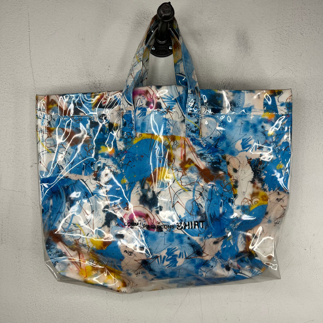 CDG Futura Patent Tote Bag