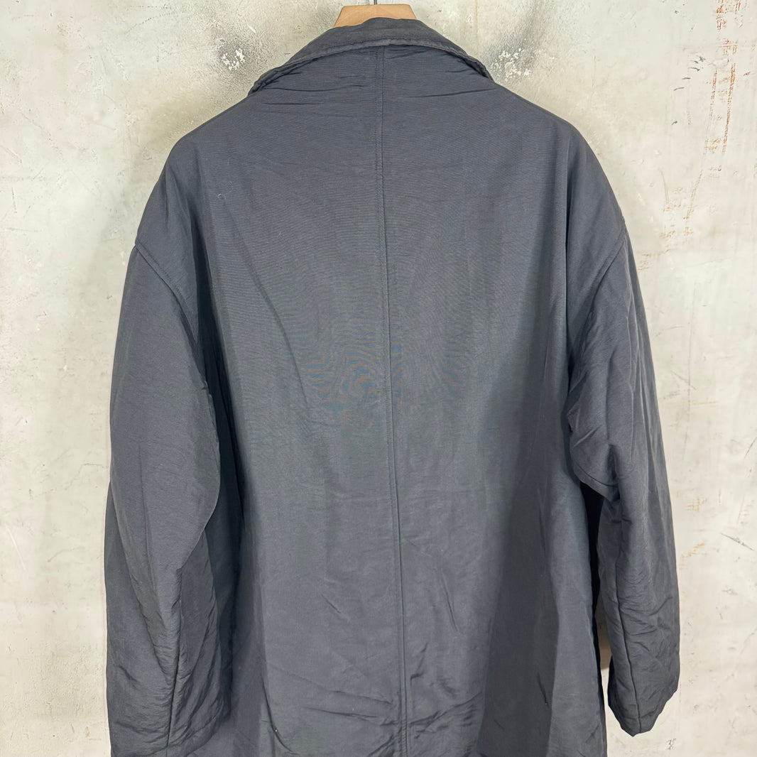 Armani Metal Plate Padded Long Coat