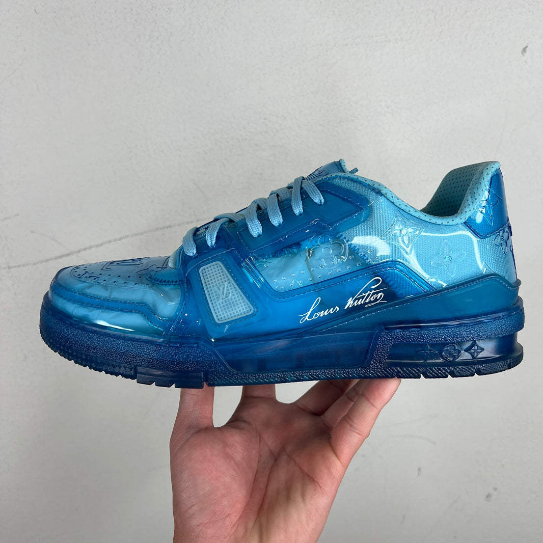 Louis Vuitton Blue Clear Trainer Lows