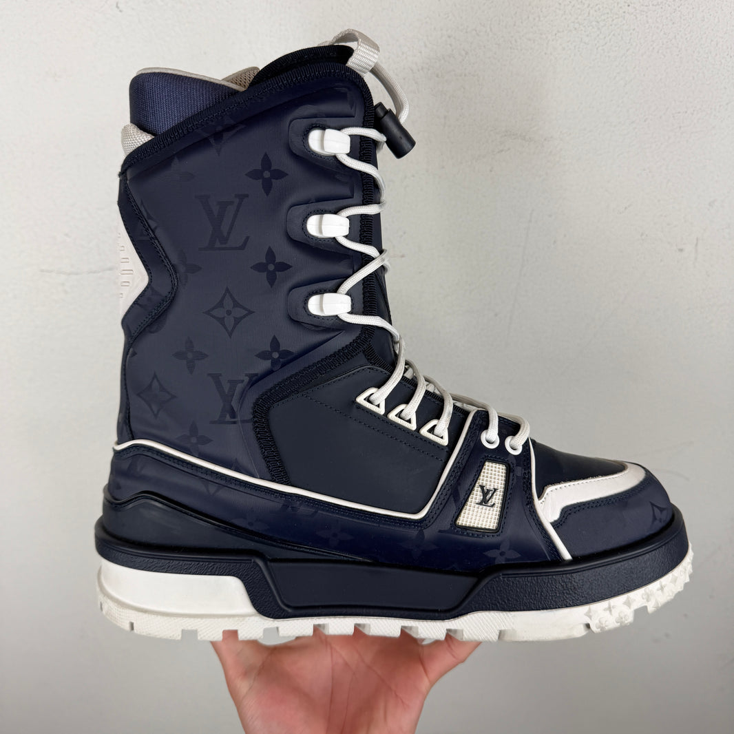 Louis Vuitton Navy Trainer Snow Boots