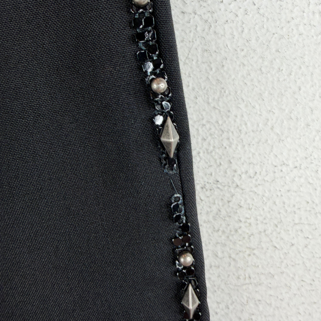Saint Laurent Studded Dress Pants