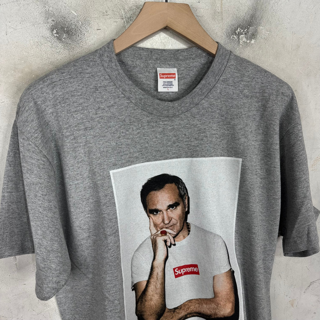Supreme Grey Morrisey Test Print Sample T-Shirt