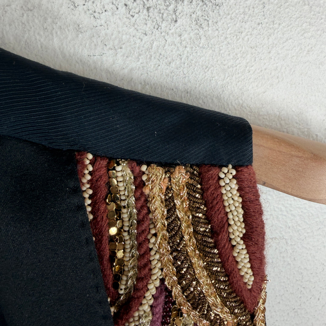 Saint Laurent Psych Rock Embellished Vest