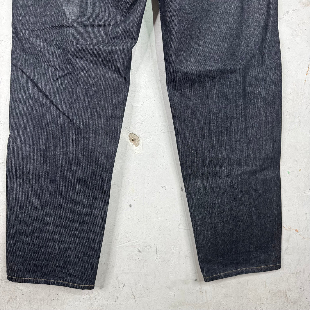 Jil Sander Button Fly Raw Denim Jeans