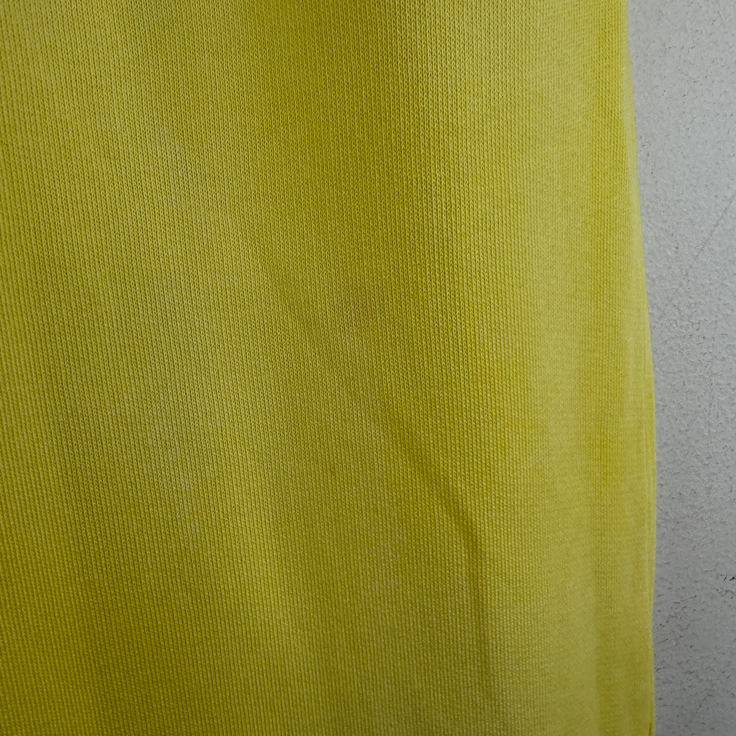 Balenciaga Sample Sporty B Distressed Yellow Sweatpants