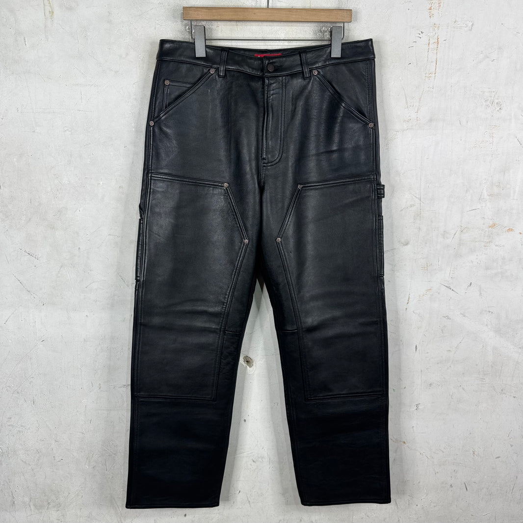 Supreme Leather Loose Double Knee Carpenters