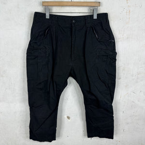 Junya Watanabe 2023 Drop Crotch Black Canvas Cargos
