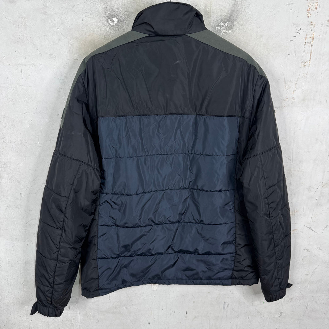 Prada Black/Navy Reinforced Shoulder Jacket