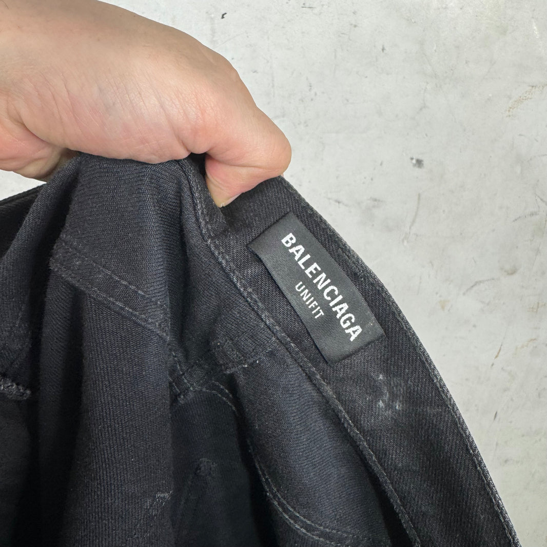 Balenciaga Black Baggy Skater Jeans