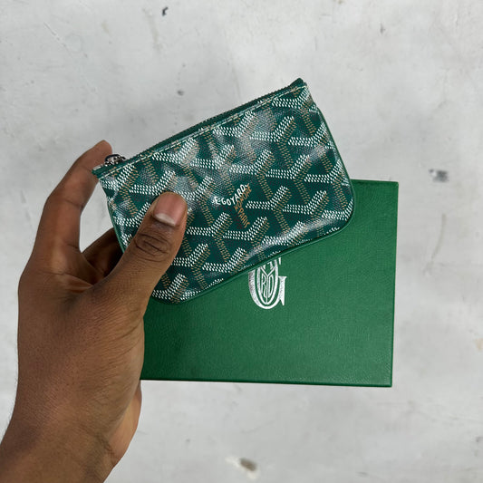 Goyard Green Coin Pouch