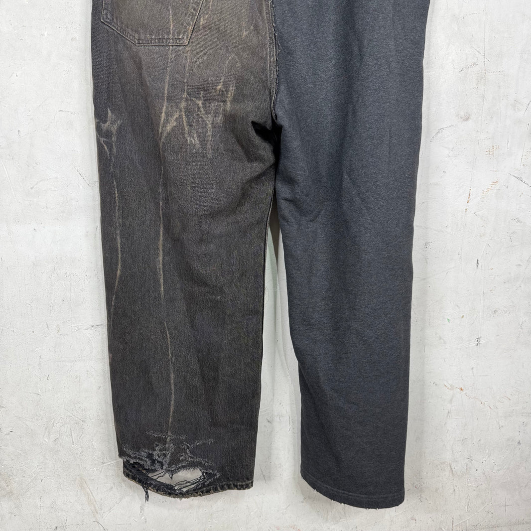 Balenciaga 50/50 Hybrid Baggy Pants
