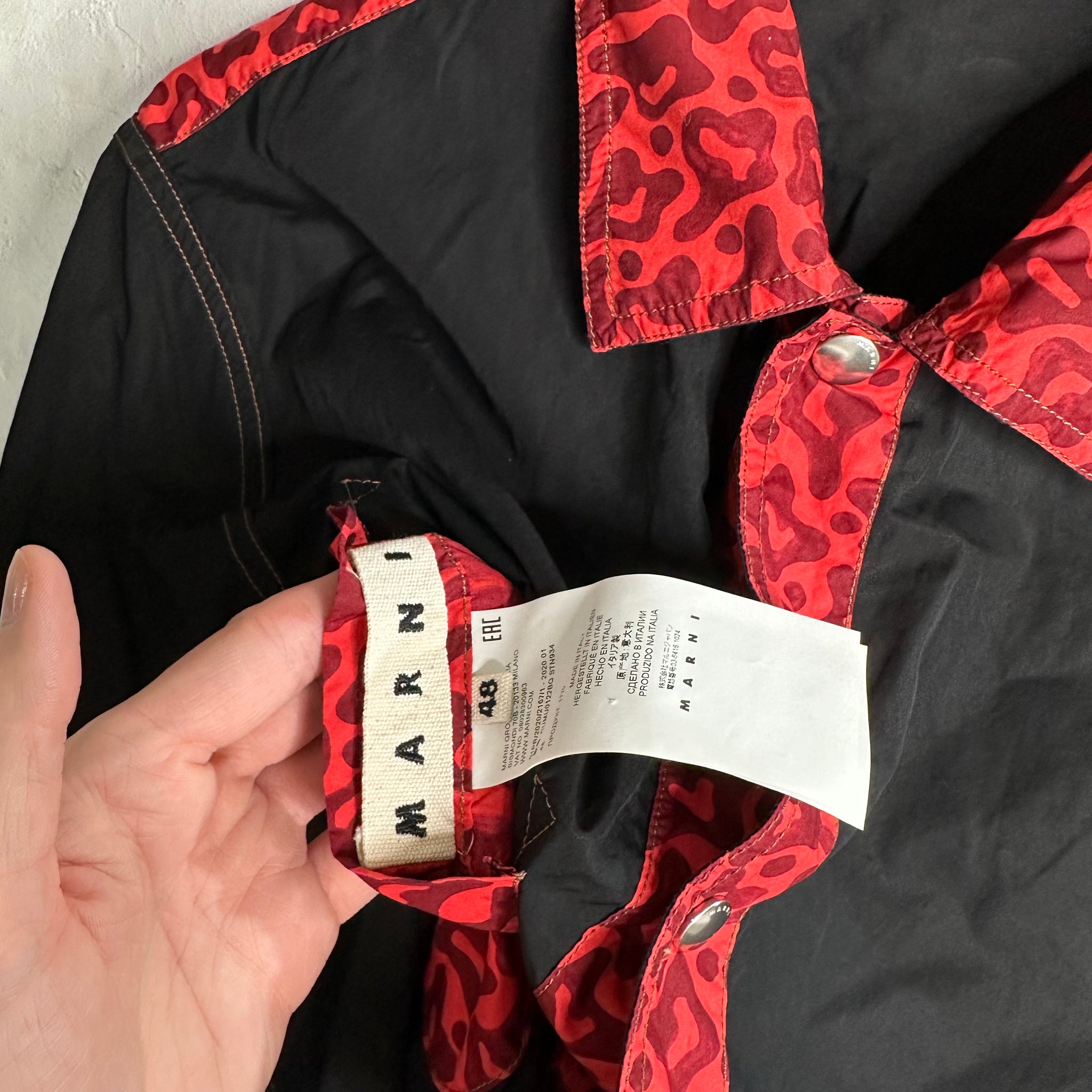 Marni Reversible Cheetah Print Shirt